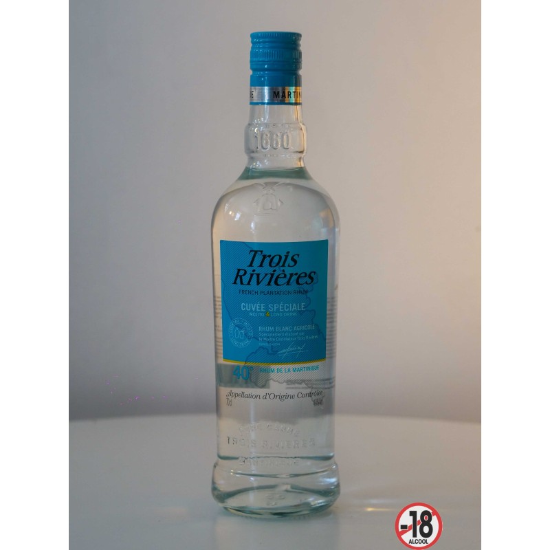 Trois rivières rhum blanc 40° 70cl