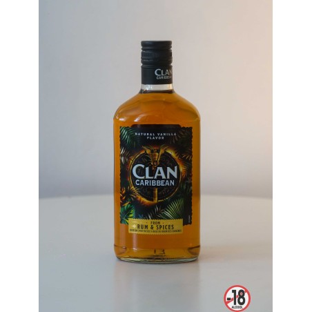 Rhum clan Campbell boisson spiritueuse Caribbean spiced 35° 70cl