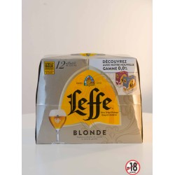 Pack de 20 bières Leffe blonde 25cl