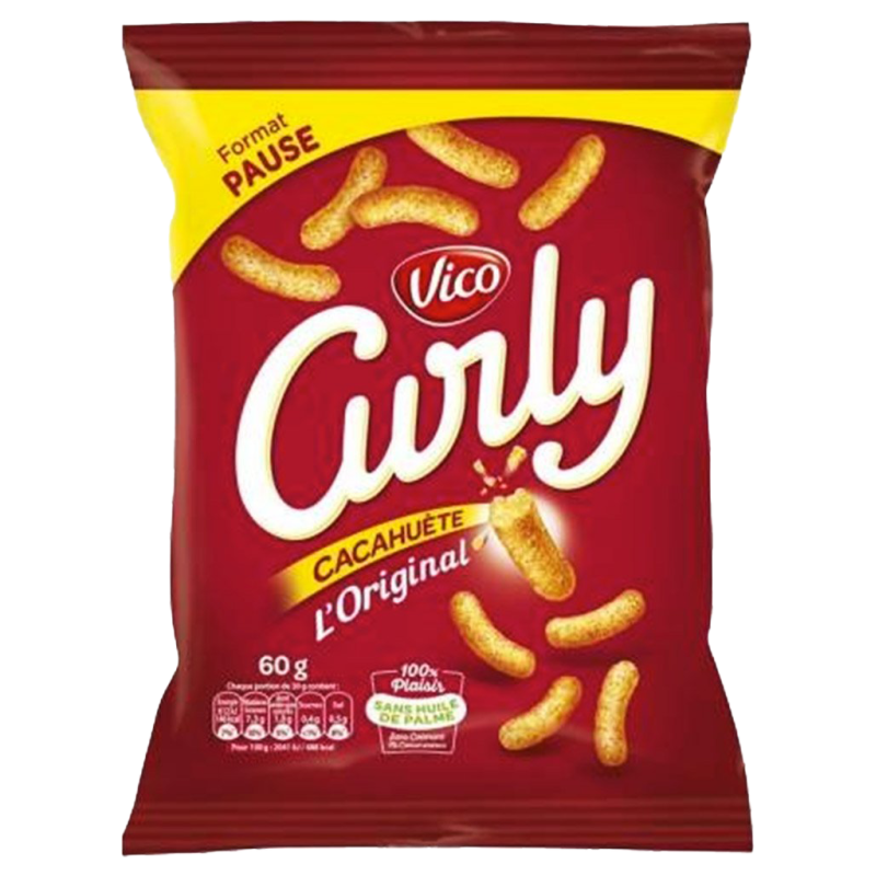 Curly cacahuète 60g