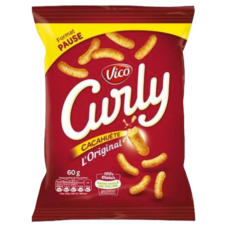 Curly cacahuète 60g